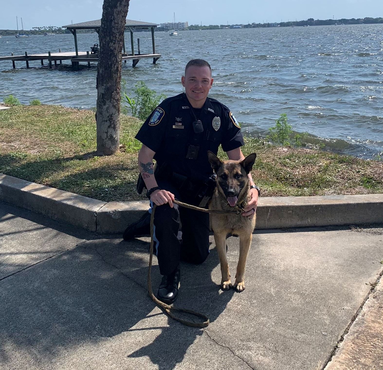 Officer Morehead and K9 Gator