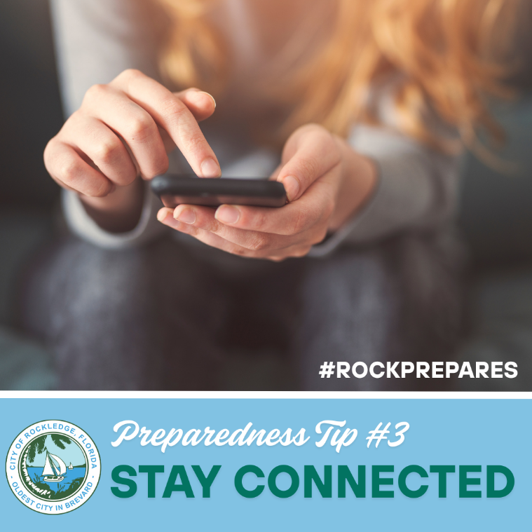 Preparedness Tip 3 - Stay Connected
