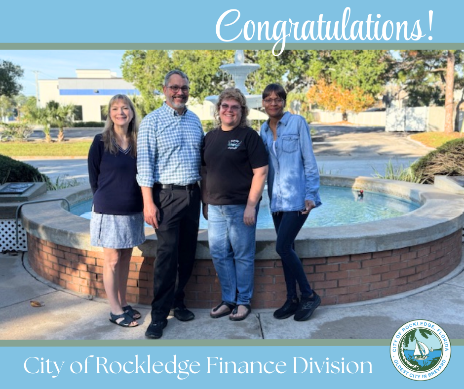 Finance Division GFOA team photo