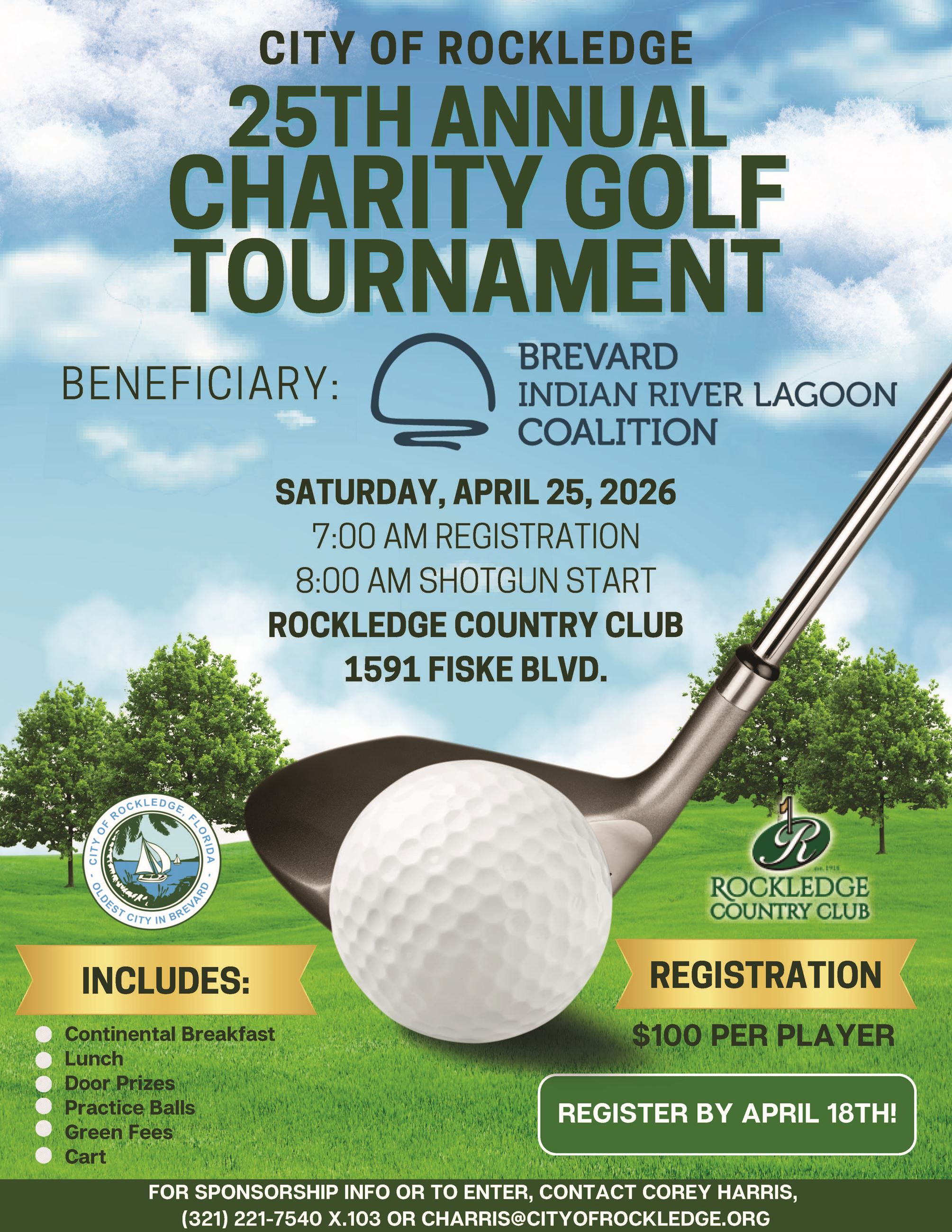 2026 Golf Tournament Flyer 