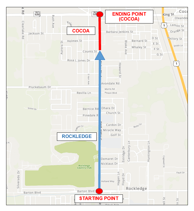 March for Justice Map
